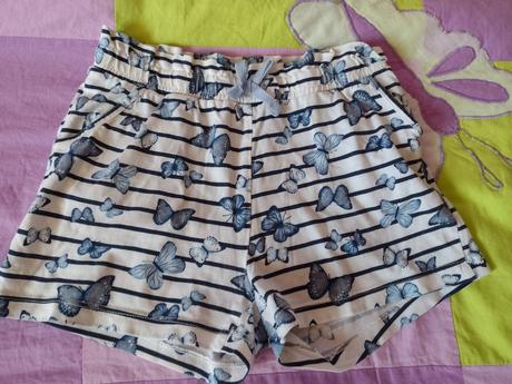 Motýlikové kraťasky, h&m,116