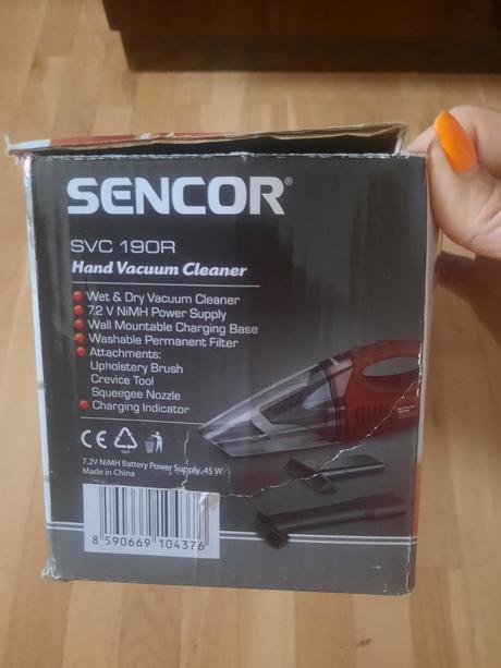 Ručný vysávač, sencor