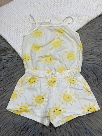 Dievčenská letná súprava body a šortky h&m (74), 74