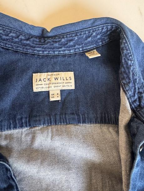 Jack willis nádherne šaty v štýle jeansoviny s, john lewis,s