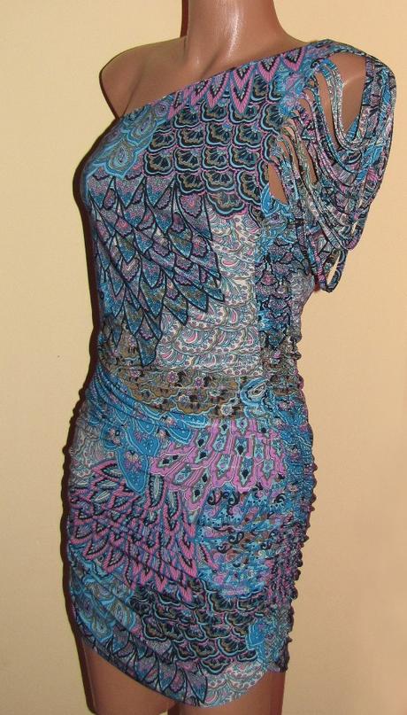 Extravagantné mini šaty, m