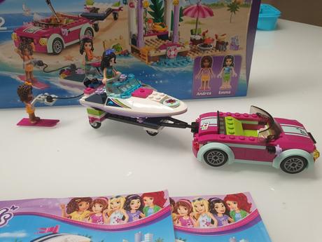 Lego friends 41316 andrein voz s prívesom na čln, 