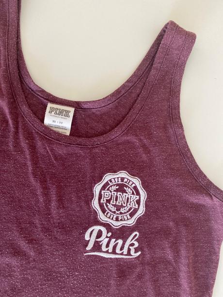 Bordove tielko pink, victoria's secret,xs