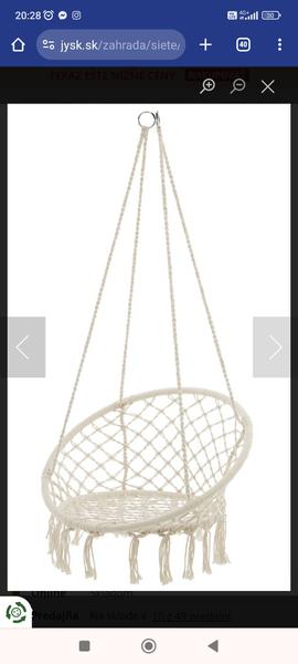 Hojdacie kreslo na balkóne: Upevnenie a skúsenosti