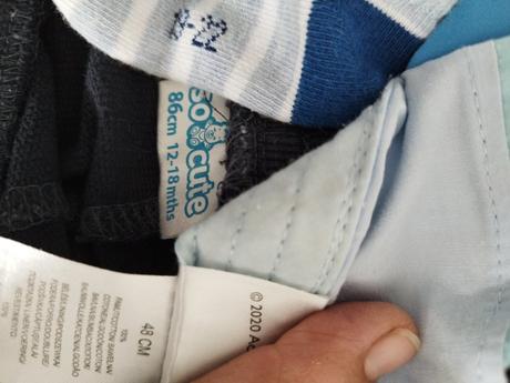 Tepláky+ponožky+šiltovka, 86–98