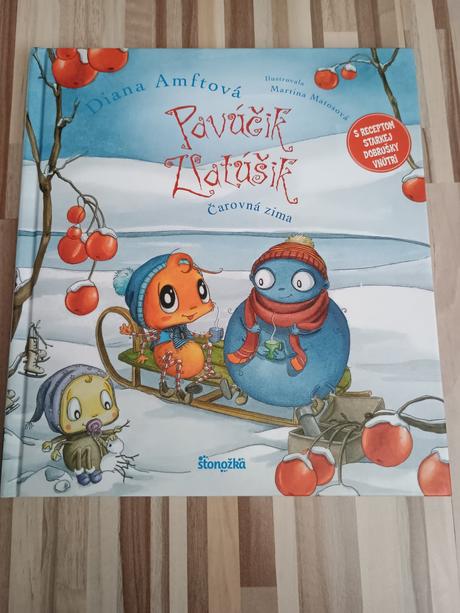 Kniha pavucik zlatusik čarovná zima,