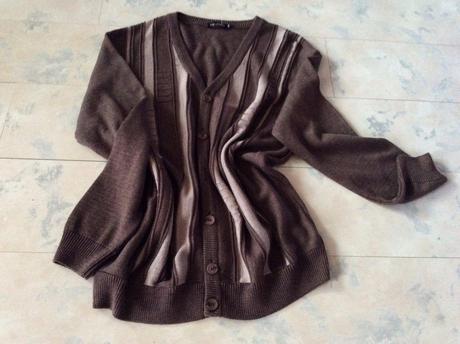 Sveter na zapínanie, xxl