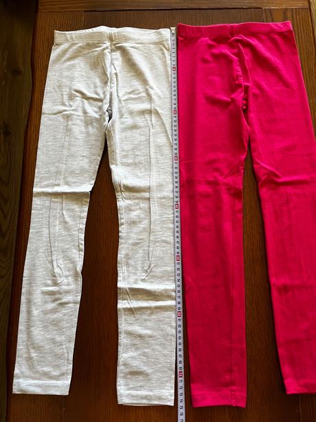 Jednofarebné legínky - dvojbalenie, kids,128