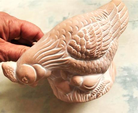 Terakotová naturálna dekorácia,