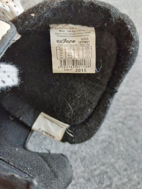 Juniorské hokejové korčule xlr3, 35