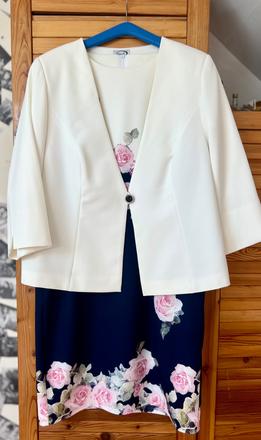 Slávnostné šaty so sakom, 52, 52