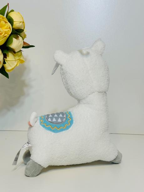 Plyšová hudobná svietiaca lama 25cm, 