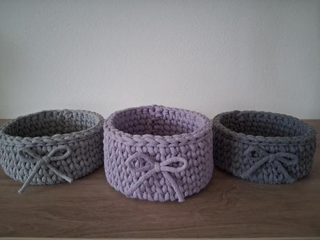 Háčkovaný košík, 
