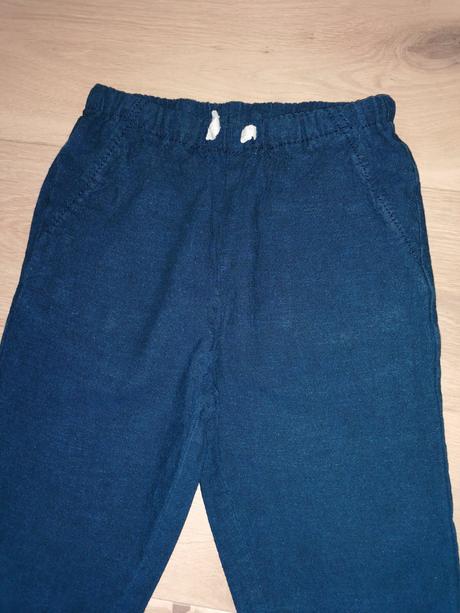 2x ľanové nohavice, next,122