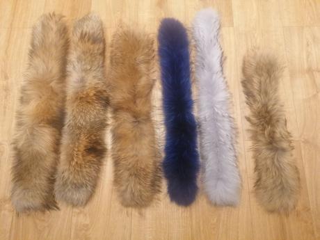 Živé kožušiny na bundu, 