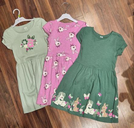 3x šaty, c&a,116