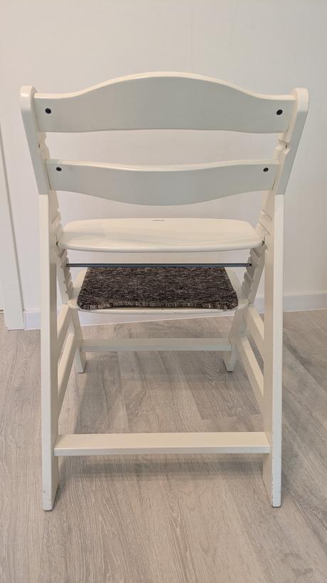 Hauck alpha+ white drevená stolička na kŕmenie, hauck