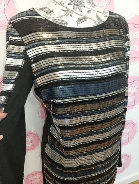 Flitrované šaty, l