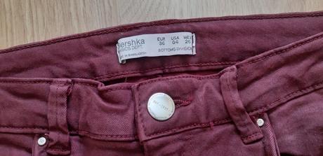 Bordové rifle bershka, bershka,36