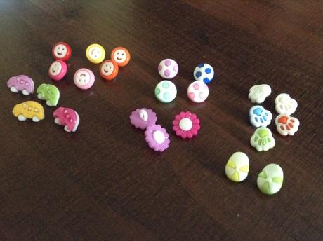 Veselé gombíky pre detičky,