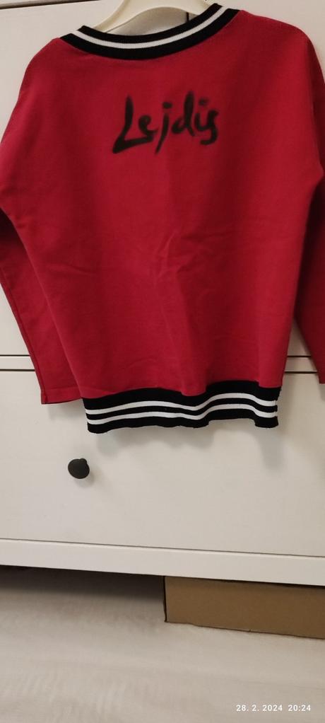 Tričko s dlhým rukávom s mačkou, 128