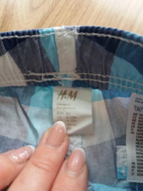 Chlapčenské kratasky, h&m,80
