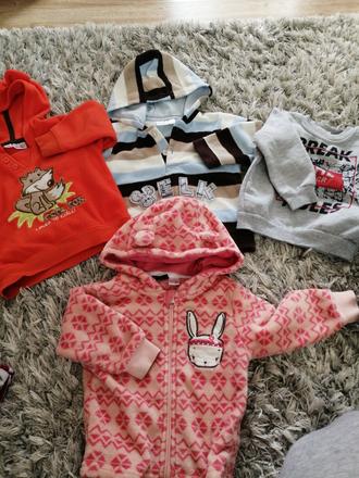 Detske mikiny veľ. 80 4 ks, 80