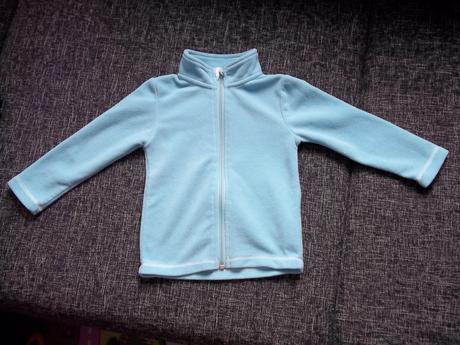 Flaušová mikiny na zips, lupilu,86