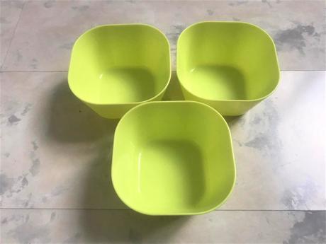 Plastové mištičky na kompót 4ks, 