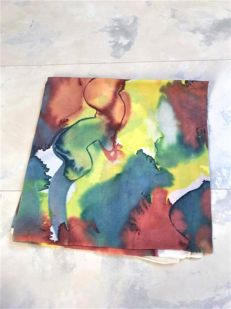 Zaujímavá šatka na krk, xl