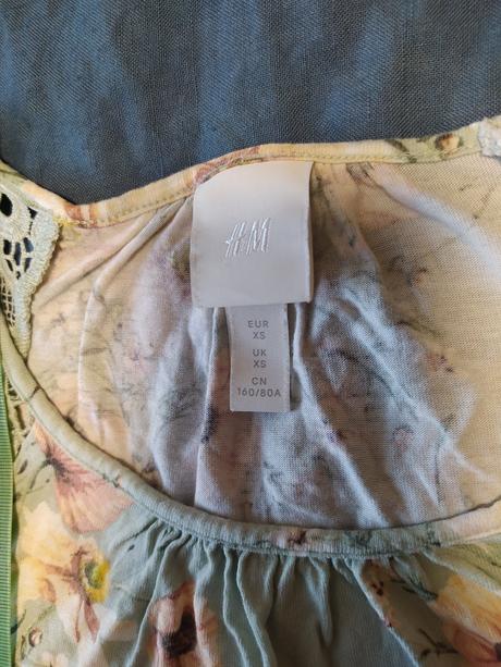 Ľahké tielko, h&m,xs