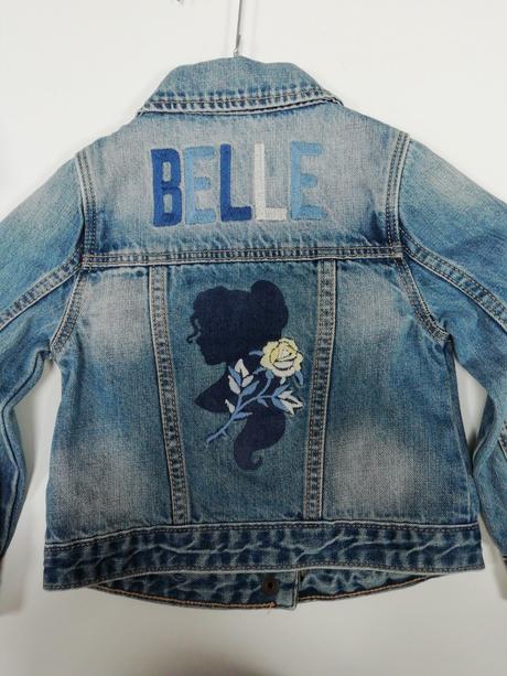 Rifľová vyšívaná princeznovská bunda gap, gap,98