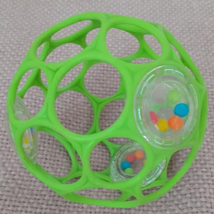 Ohybná loptička oball rattle,