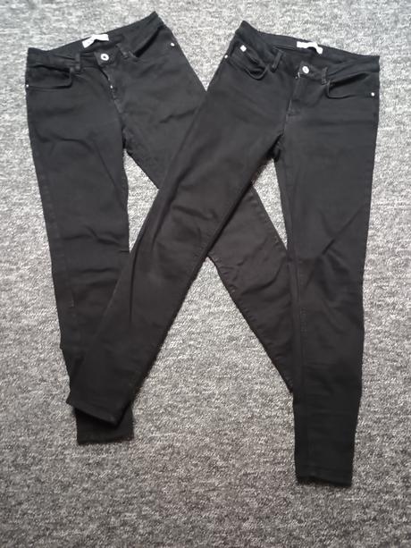 Čierne rifle zara 2x, zara,s