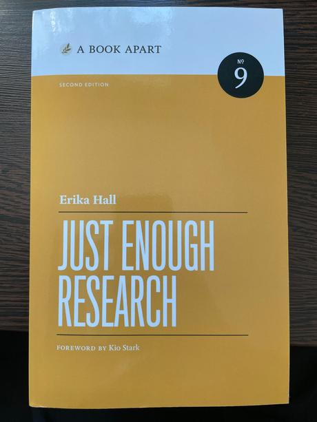 Kniha just enough research - erika hall,