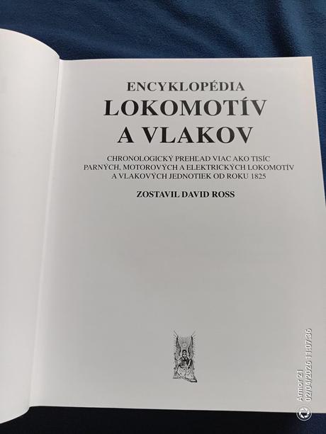 Encyklopédia lokomotív a vlakov. david ross, 