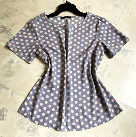 Hodvábna bodkovaná blúzka, mohito,m