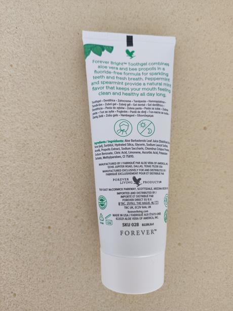 Zubná pasta forever living, 