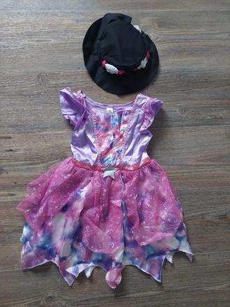 Čarodejnica /galaxia kostým veľ.98-104, 