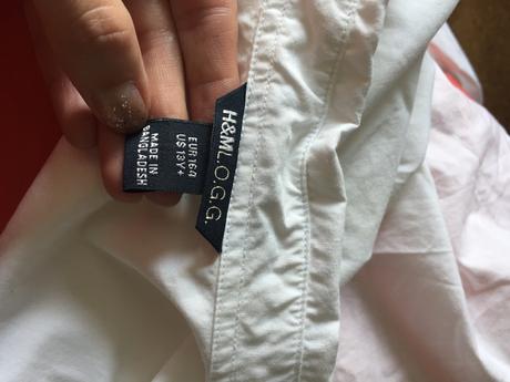Biela košeľa hm, h&m,164