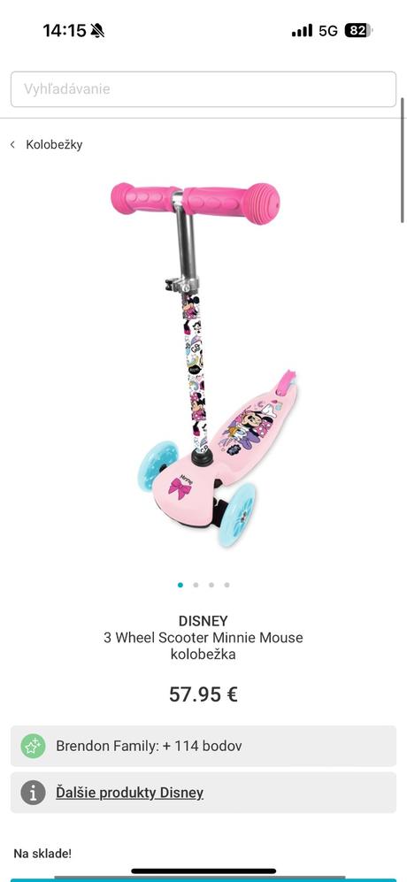 Nová kolobezka nr/ba, 