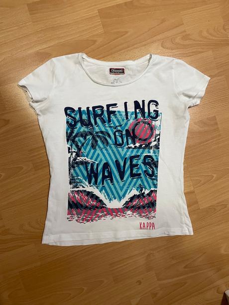Kappa tričko biele, kappa,s