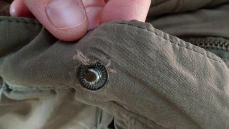 Zelená bunda s kožušinkou, l