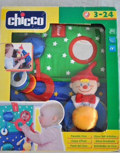 Hračka cirkus panel šašo,