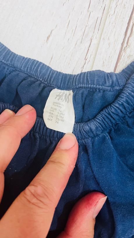 Šaty 74 2ks, h&m,74