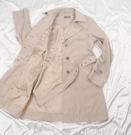 Kvalitný béžový trenčkot jac nuevo, jac,38