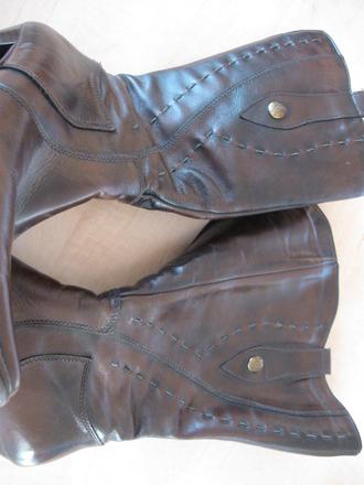 Kožené čižmy na zimu, zn. hujo, 38