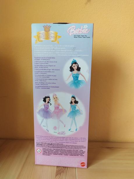 Barbie ovp nová princess collection ballerina bell, 