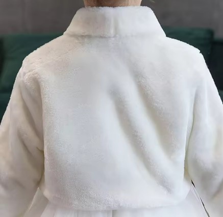 Bolerko kožušinkové / kožúšok / kabátik nové, 34 - xs