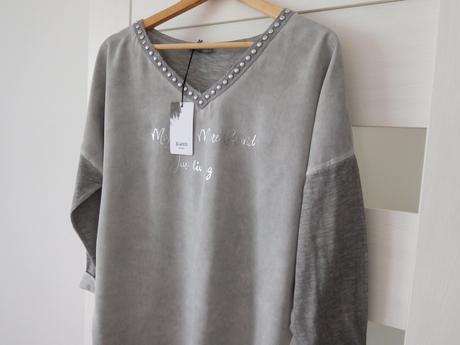 Tričko s dlhým ruk. ležerného strihu-l/xl bavlna, l